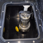 Plastic 75L Pump Chamber c/w Submersible Vortex Pump image 4