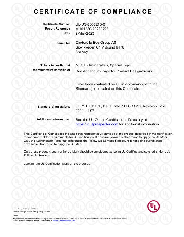 Certificate of Compliance